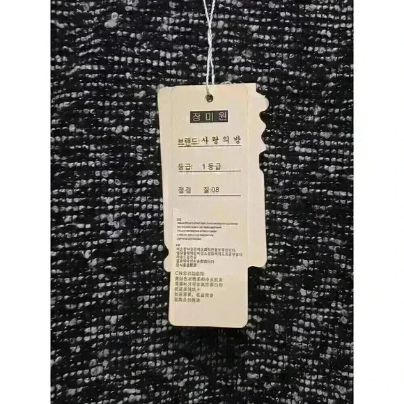 NWT Lian Yi Fang black fancy Top 3/4 sleeves size woman Large‎ - Picture 3 of 6